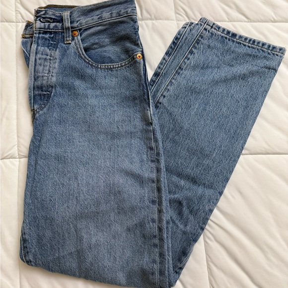 Levi's Denim - Levi's 501 Women’s Straight Blue Jeans